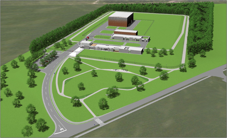 Izgradnja odlagališča NSRAO Vrbina, Krško.