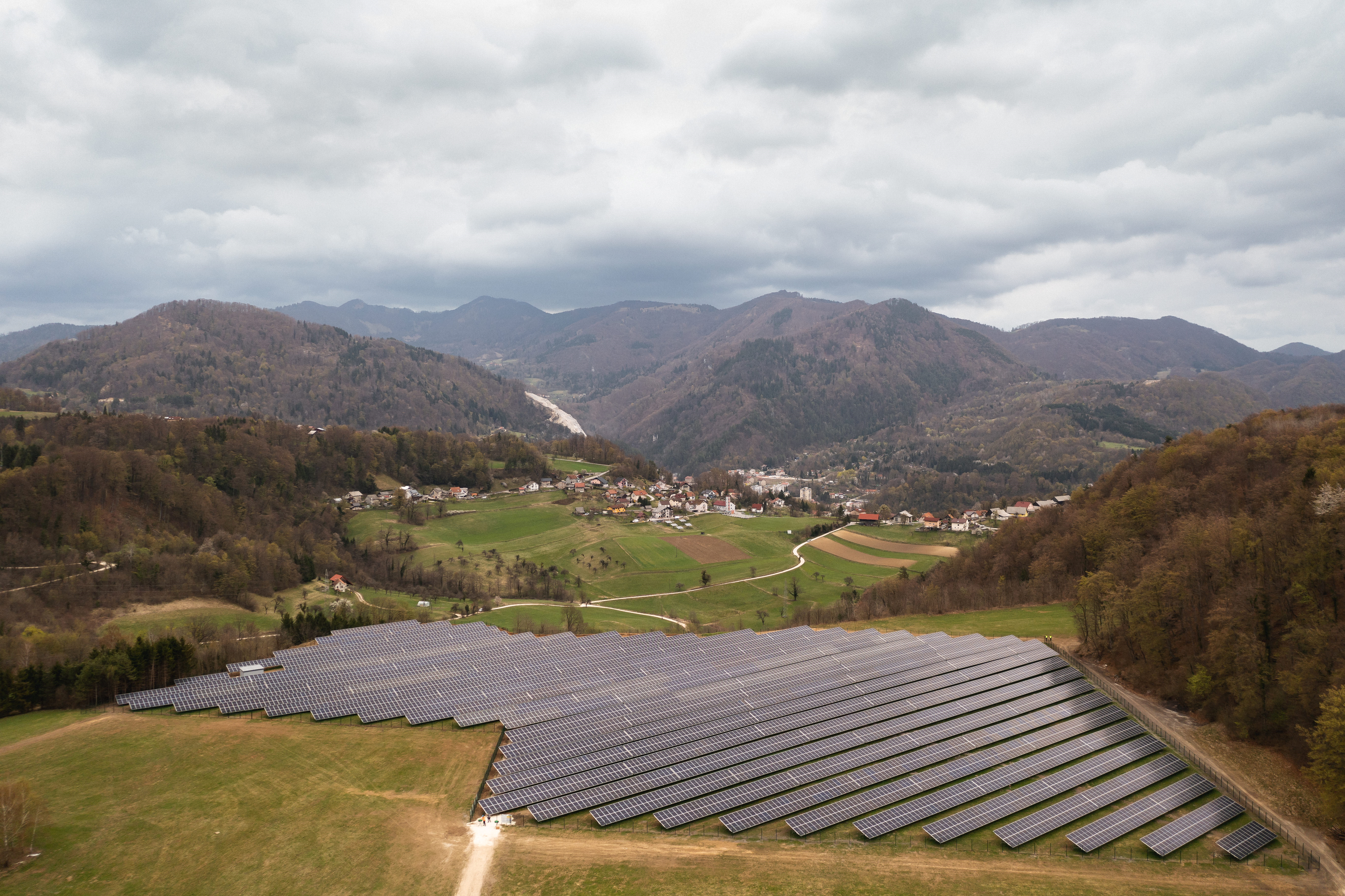 Otvoritev največje sončne elektrarne v Sloveniji