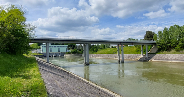 Sanacija mostu preko dovodnega kanala HE Formin v kraju Formin 