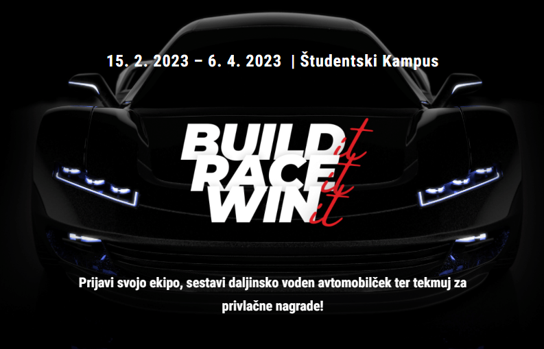 Sodelovali smo na tekmovanju Build it, Race it Win it 